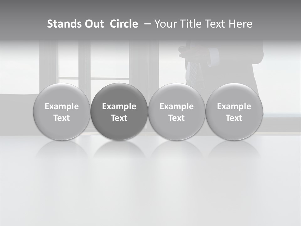 Businessman Using Mobile Phone PowerPoint Template