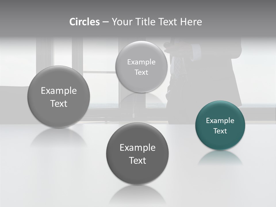 Businessman Using Mobile Phone PowerPoint Template