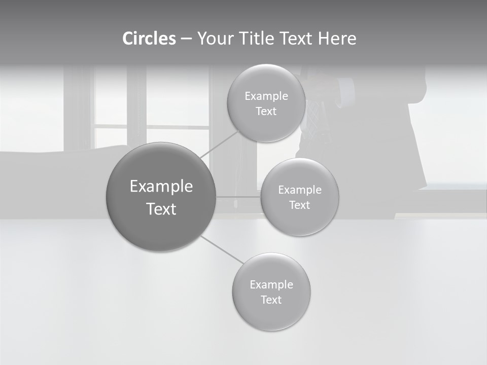 Businessman Using Mobile Phone PowerPoint Template