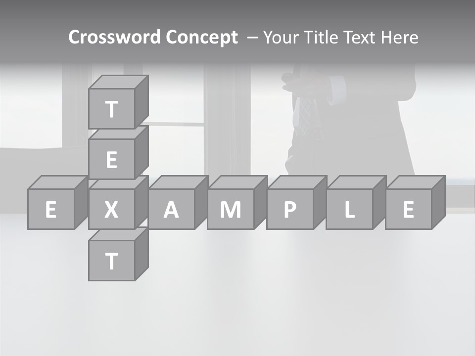 Businessman Using Mobile Phone PowerPoint Template