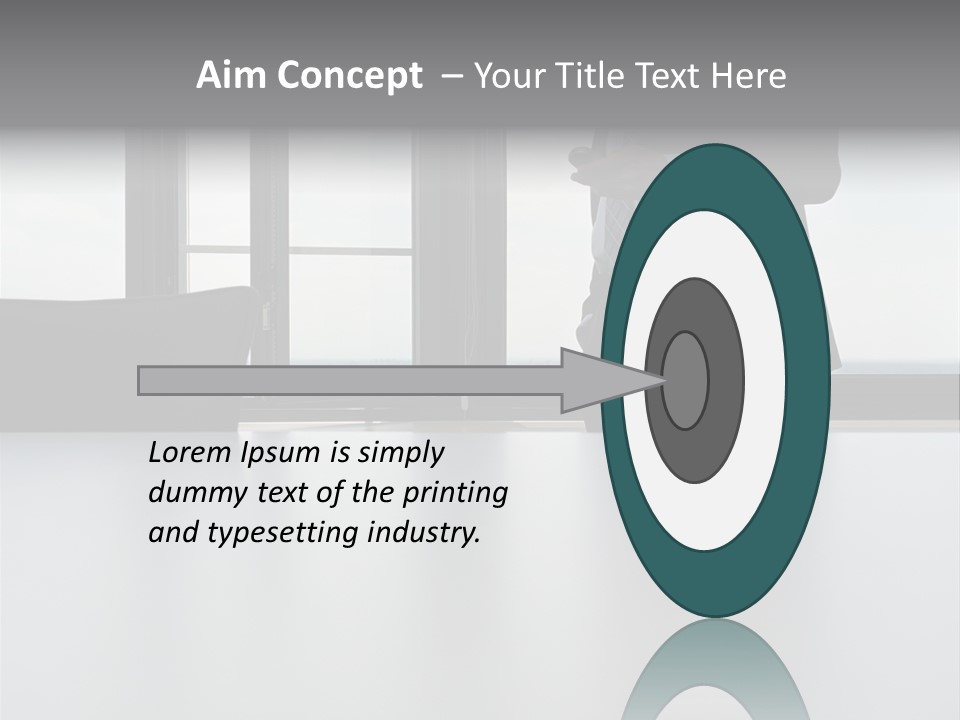 Businessman Using Mobile Phone PowerPoint Template