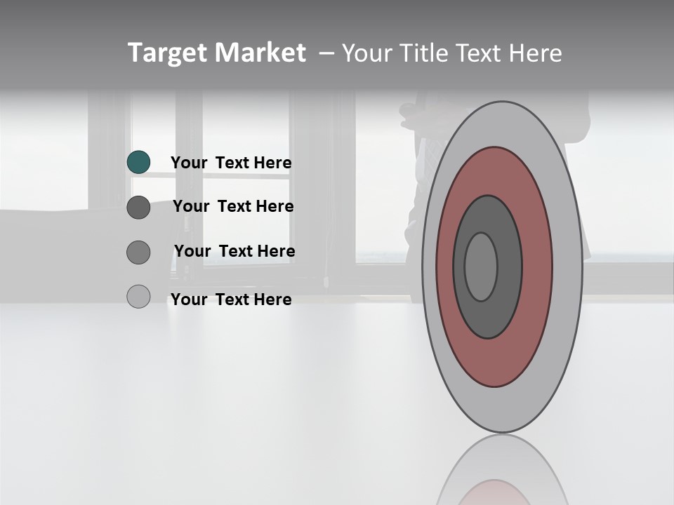 Businessman Using Mobile Phone PowerPoint Template