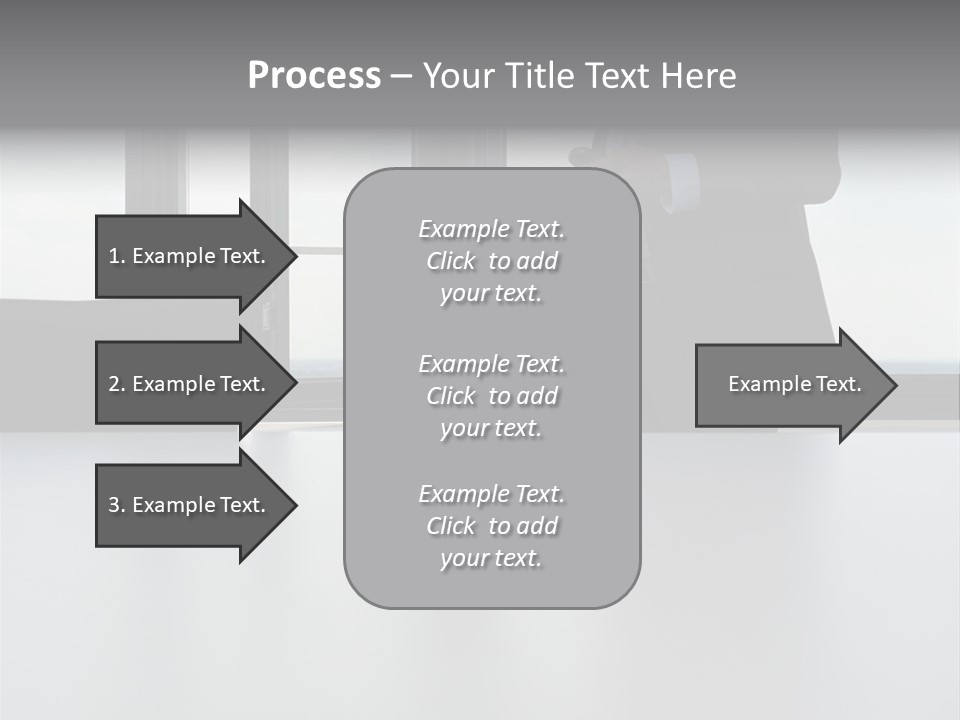 Businessman Using Mobile Phone PowerPoint Template