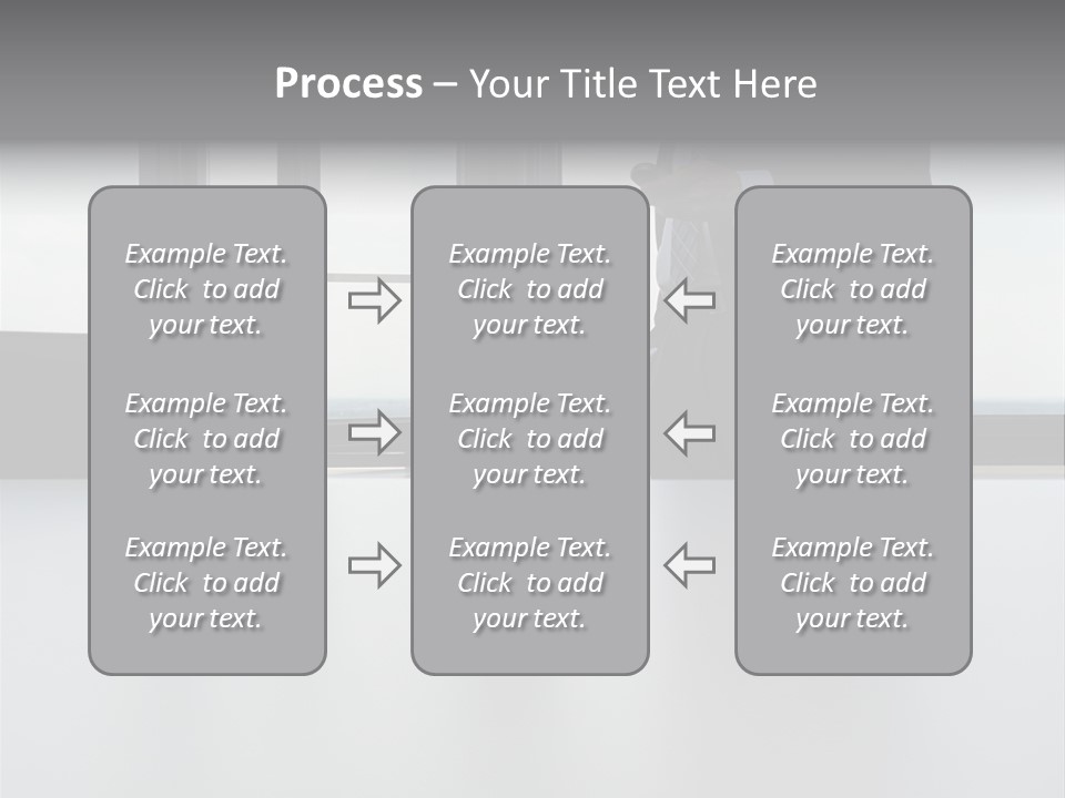 Businessman Using Mobile Phone PowerPoint Template