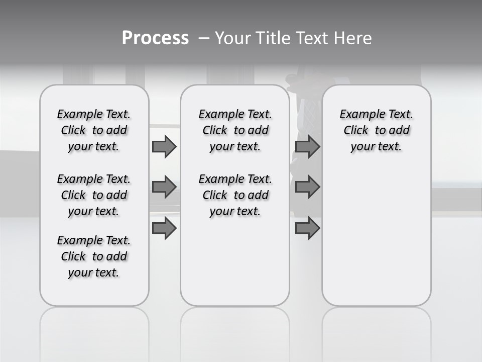 Businessman Using Mobile Phone PowerPoint Template