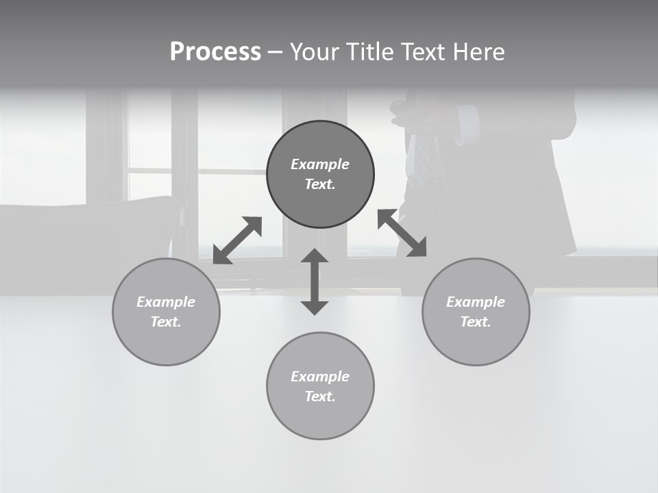 Businessman Using Mobile Phone PowerPoint Template
