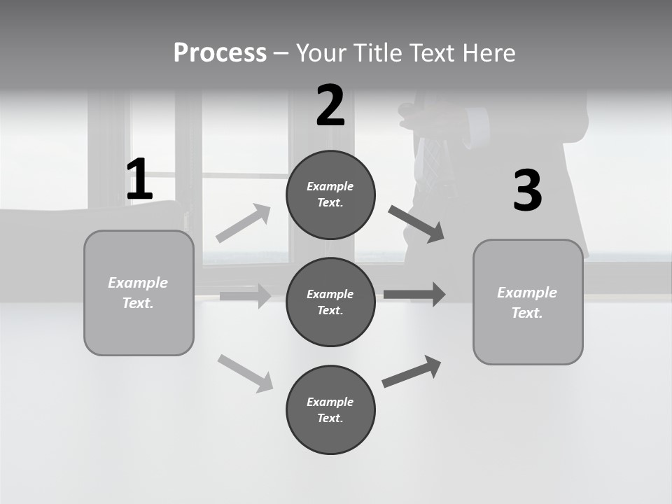 Businessman Using Mobile Phone PowerPoint Template