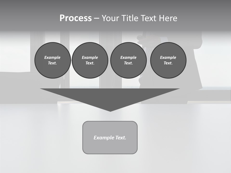 Businessman Using Mobile Phone PowerPoint Template