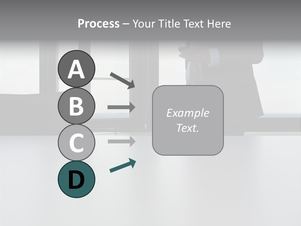 Businessman Using Mobile Phone PowerPoint Template