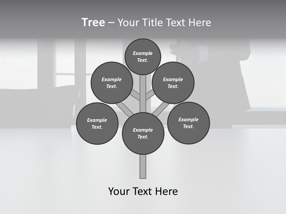 Businessman Using Mobile Phone PowerPoint Template