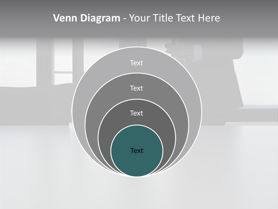 Businessman Using Mobile Phone PowerPoint Template