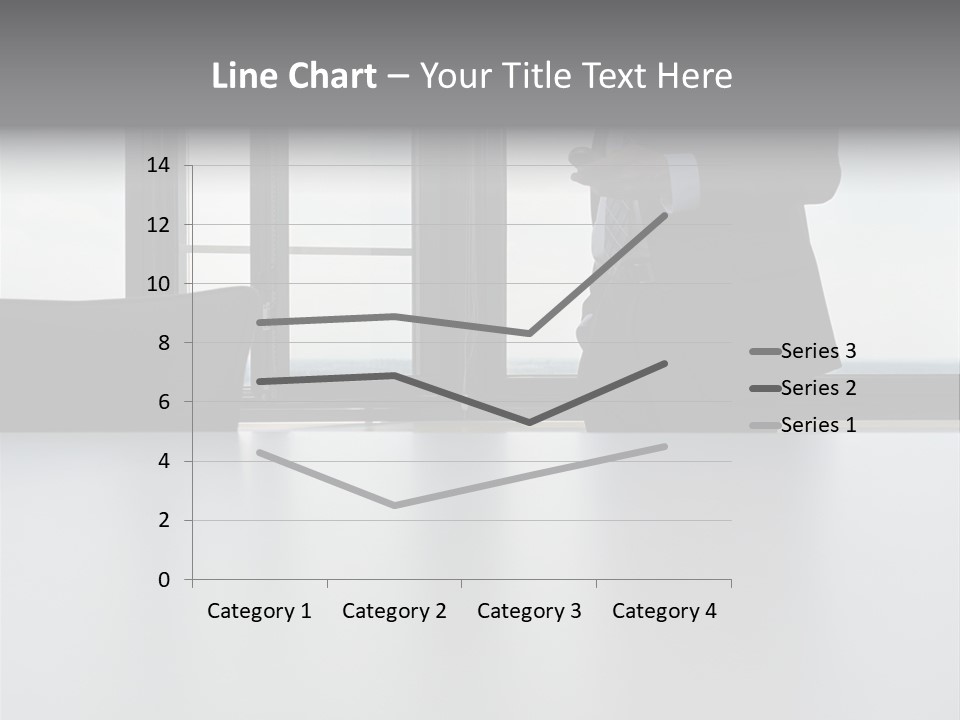 Businessman Using Mobile Phone PowerPoint Template
