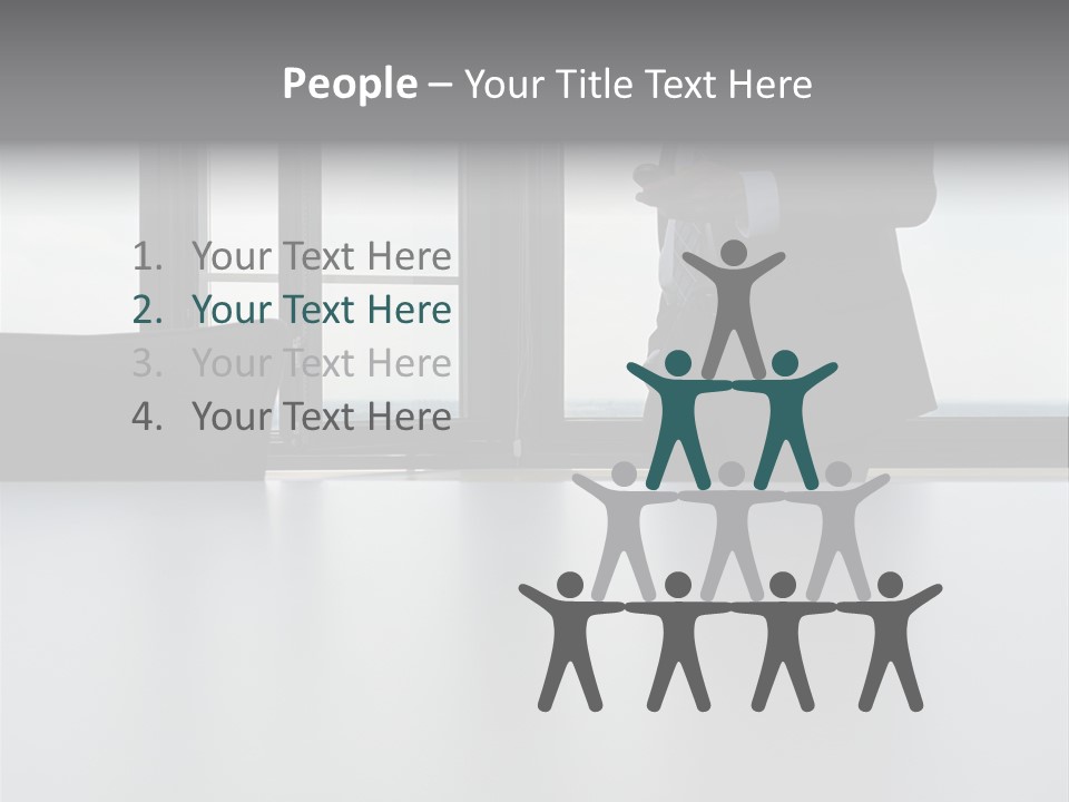 Businessman Using Mobile Phone PowerPoint Template