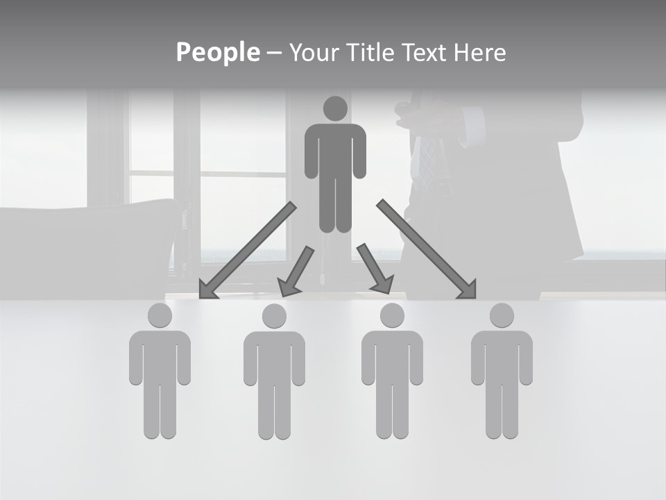 Businessman Using Mobile Phone PowerPoint Template