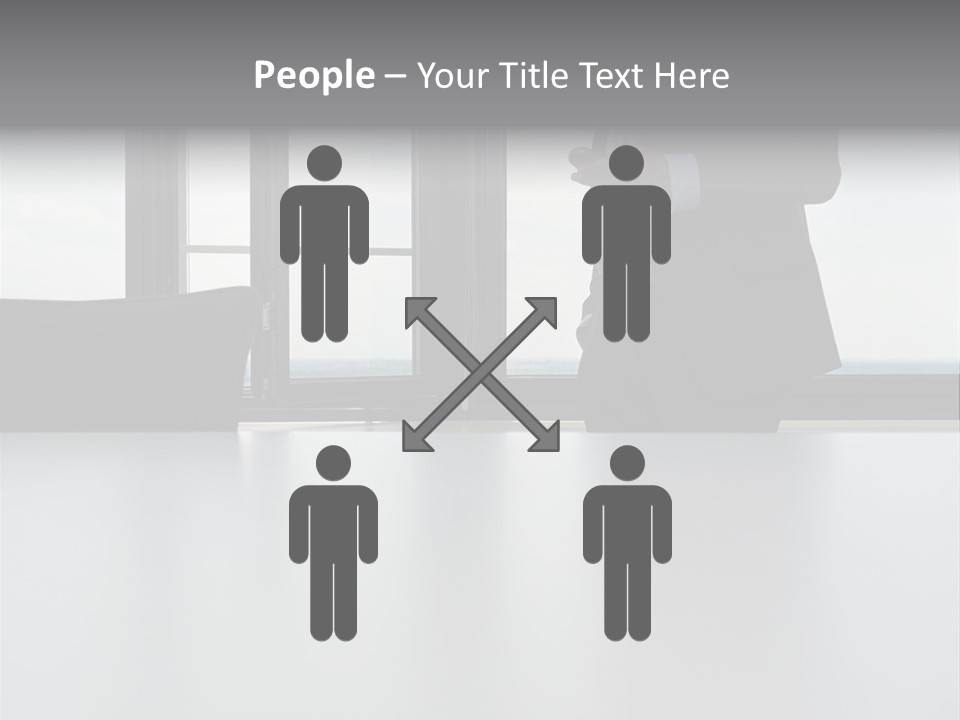 Businessman Using Mobile Phone PowerPoint Template