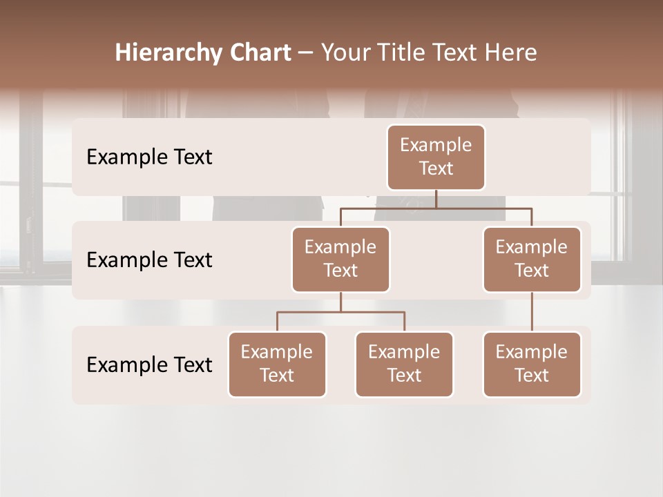 Businessmen Looking At Palmtop PowerPoint Template