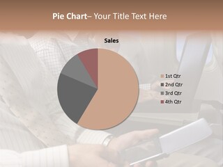 Business People Working On An Aeroplane PowerPoint Template