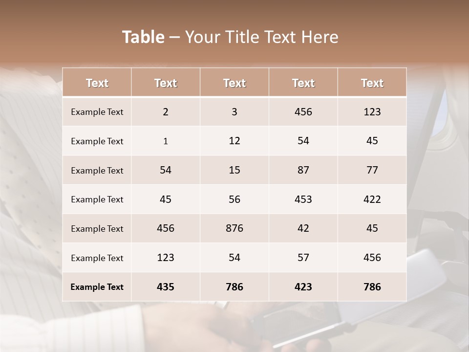 Business People Working On An Aeroplane PowerPoint Template