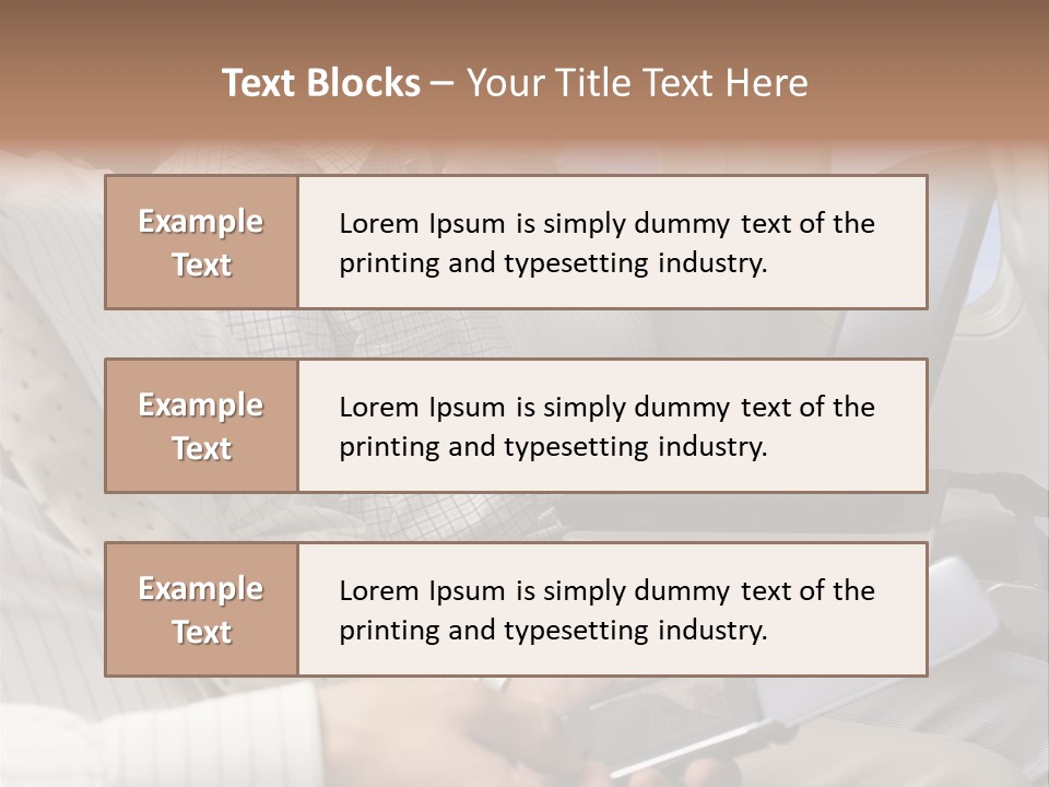Business People Working On An Aeroplane PowerPoint Template