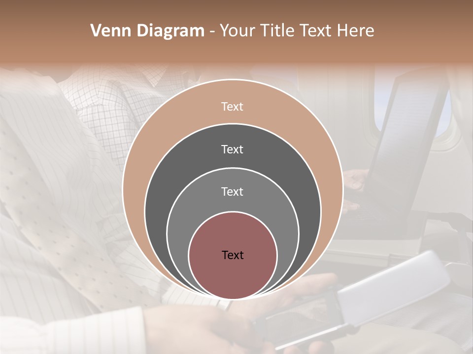 Business People Working On An Aeroplane PowerPoint Template