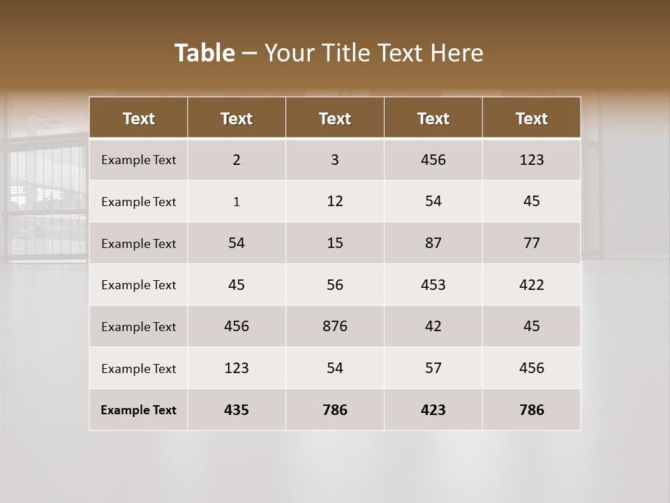 Colleagues In A Corridor PowerPoint Template