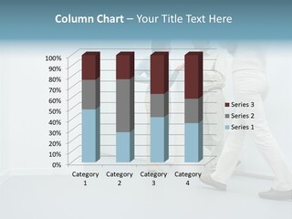 Office Workers Talking In Corridor PowerPoint Template