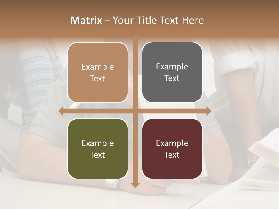Office Workers Laughing PowerPoint Template