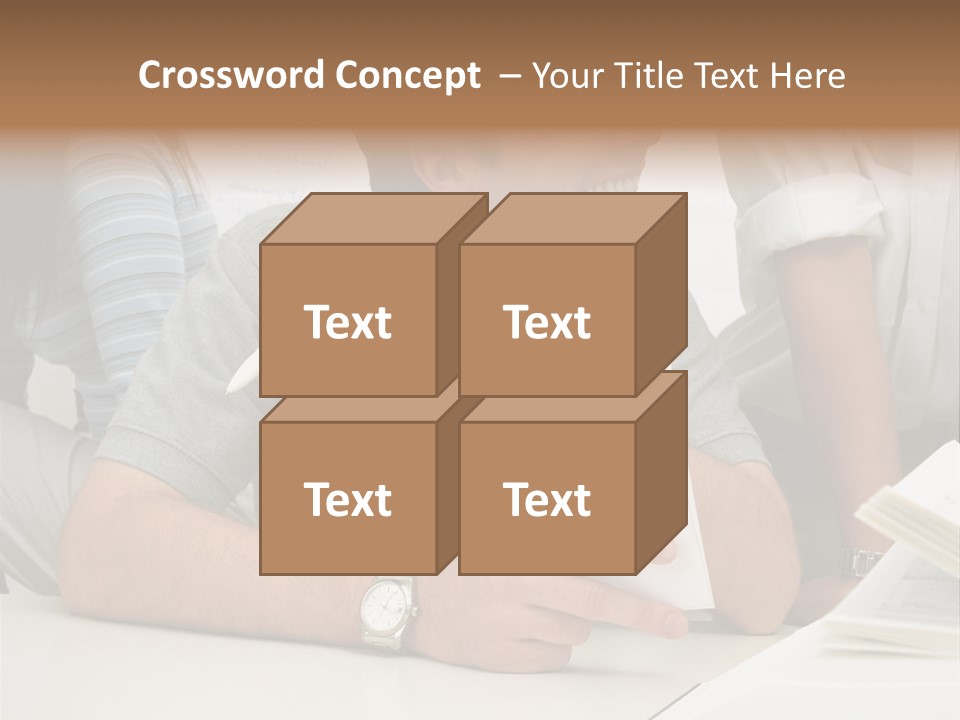 Office Workers Laughing PowerPoint Template