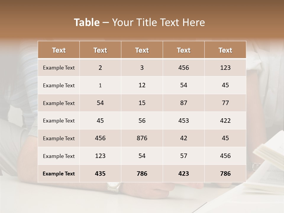 Office Workers Laughing PowerPoint Template