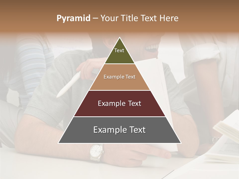 Office Workers Laughing PowerPoint Template