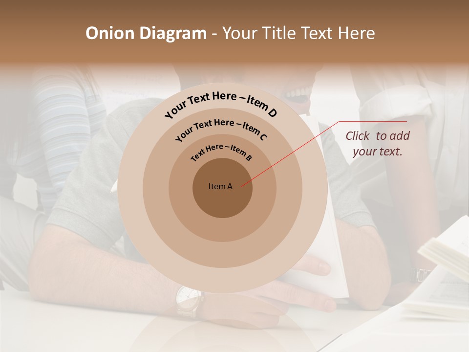 Office Workers Laughing PowerPoint Template