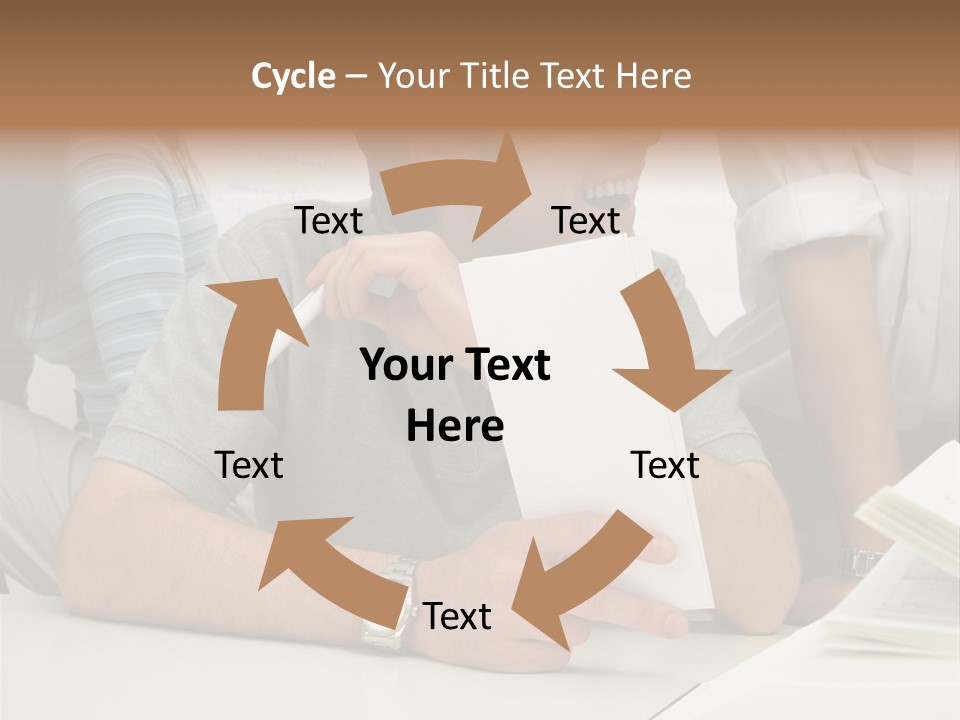 Office Workers Laughing PowerPoint Template