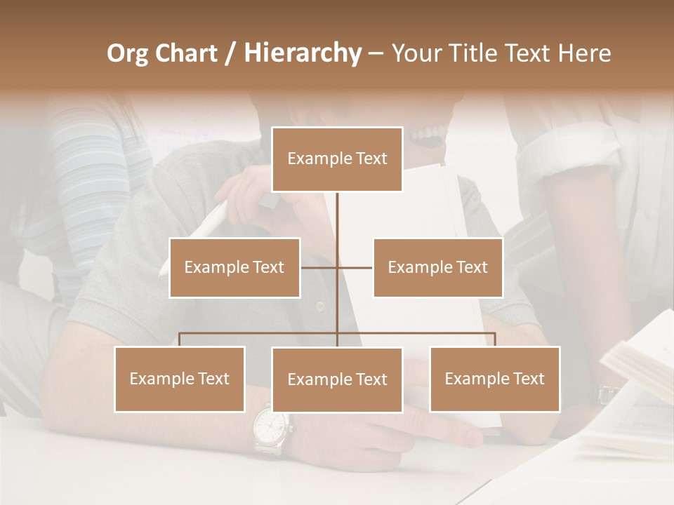 Office Workers Laughing PowerPoint Template