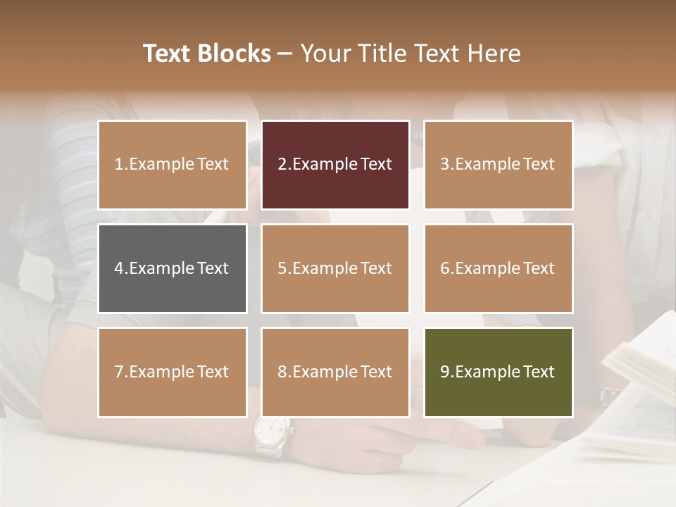 Office Workers Laughing PowerPoint Template