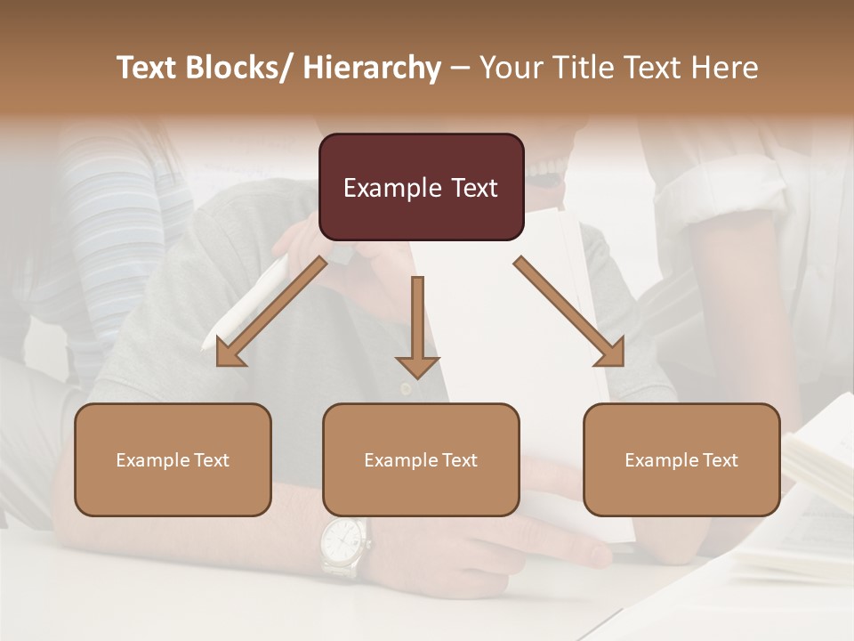 Office Workers Laughing PowerPoint Template