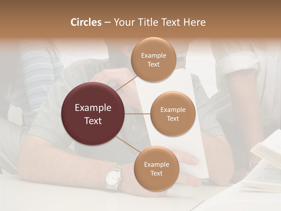 Office Workers Laughing PowerPoint Template