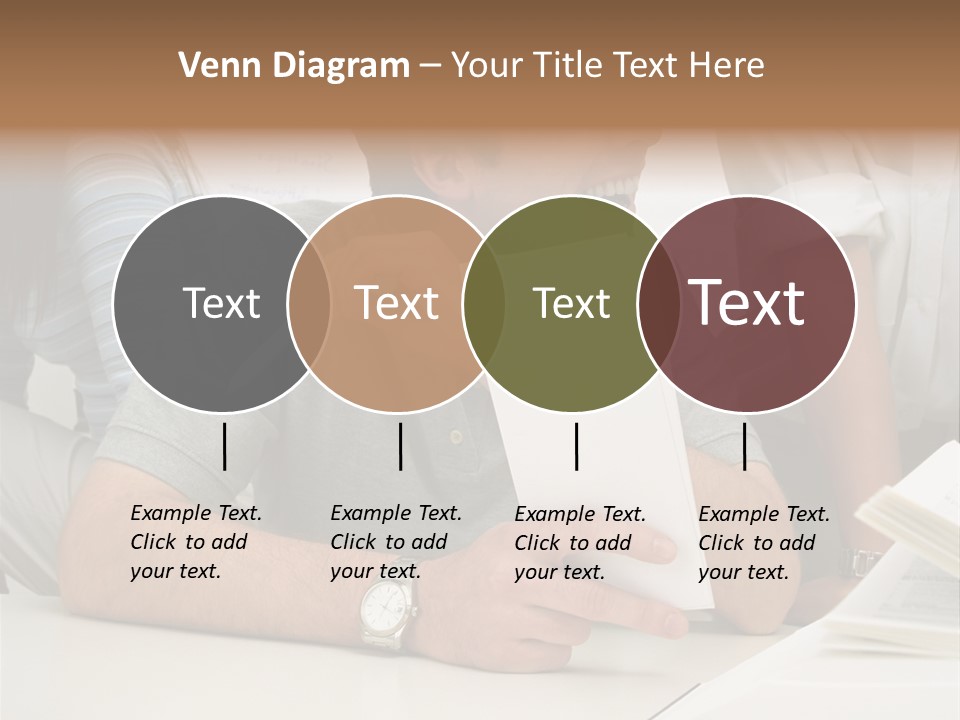 Office Workers Laughing PowerPoint Template