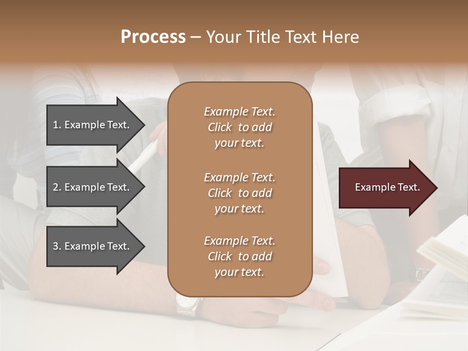 Office Workers Laughing PowerPoint Template