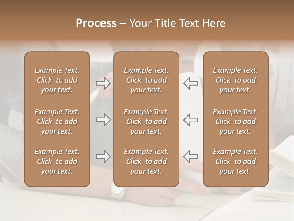 Office Workers Laughing PowerPoint Template