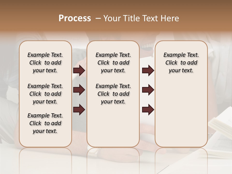 Office Workers Laughing PowerPoint Template