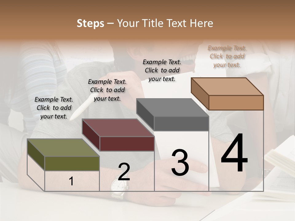Office Workers Laughing PowerPoint Template