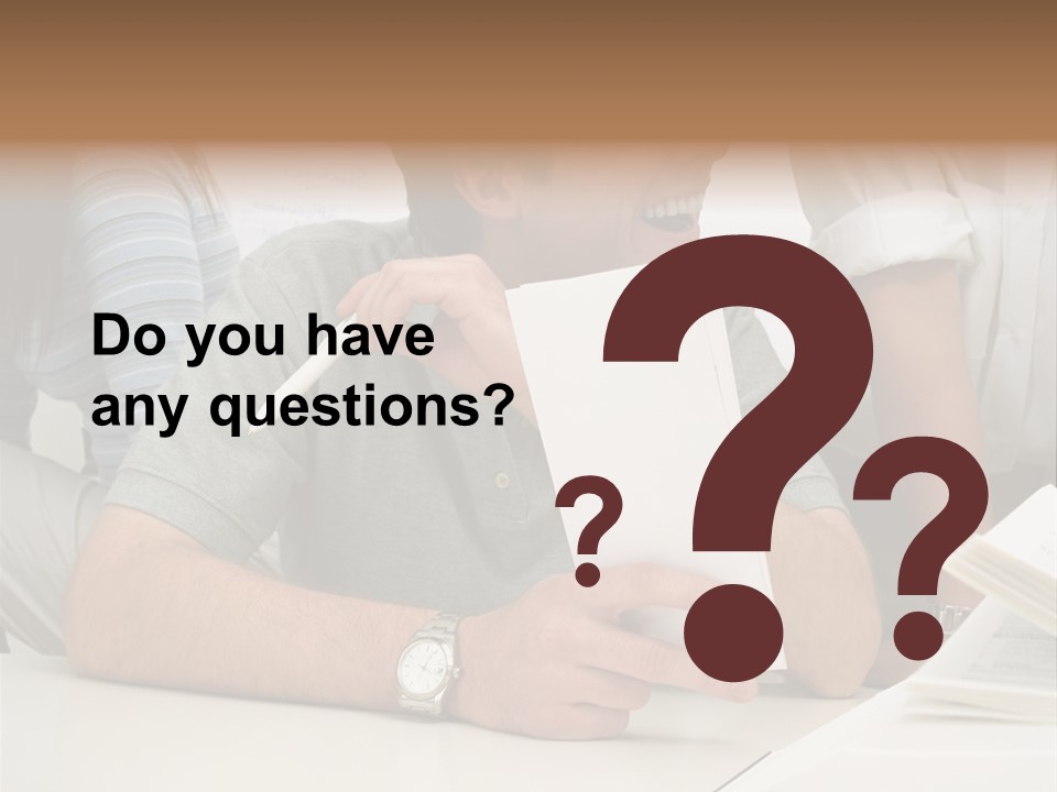 Office Workers Laughing PowerPoint Template