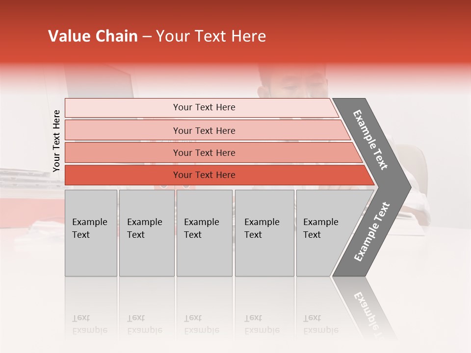 Office Worker Reading A Book PowerPoint Template
