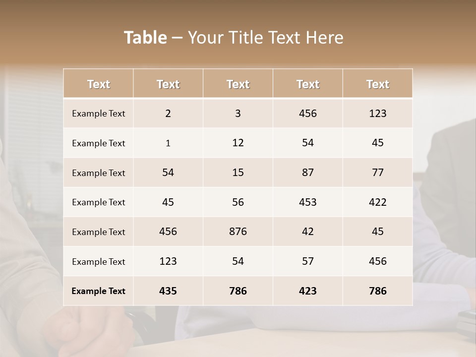 Smiling Woman In Meeting PowerPoint Template