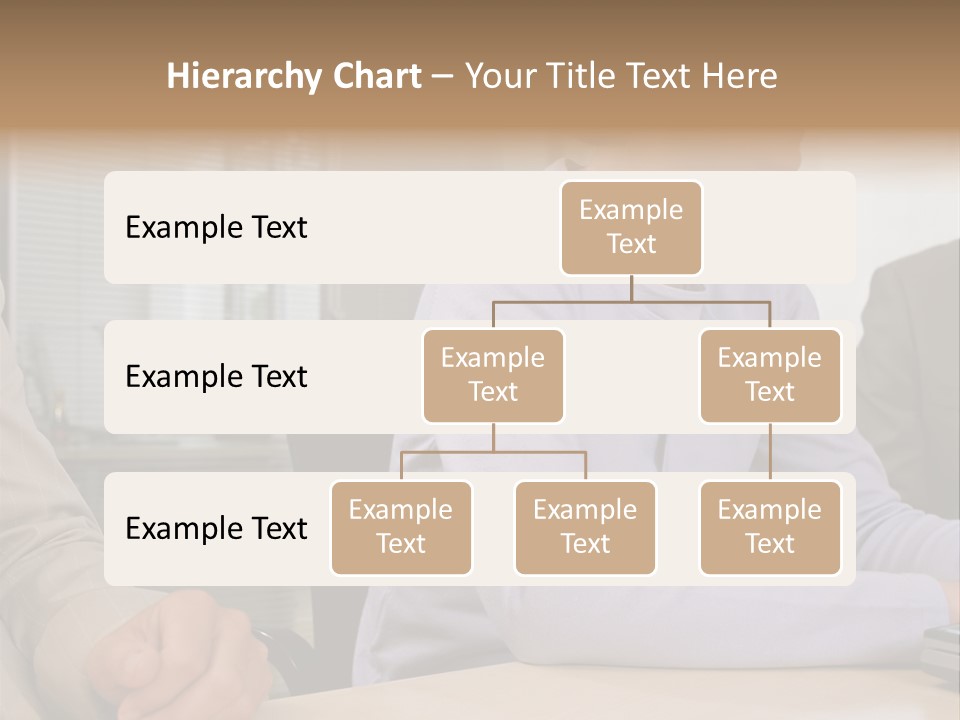 Smiling Woman In Meeting PowerPoint Template