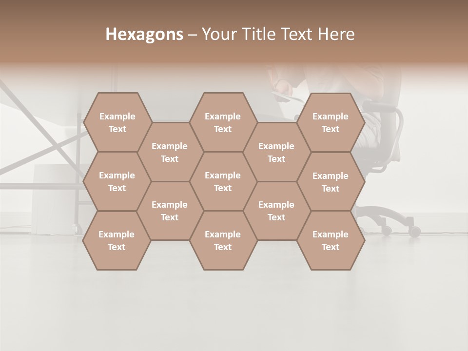 Office Worker Reading A Book PowerPoint Template