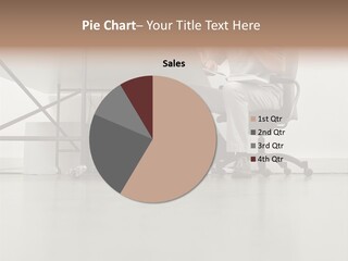 Office Worker Reading A Book PowerPoint Template