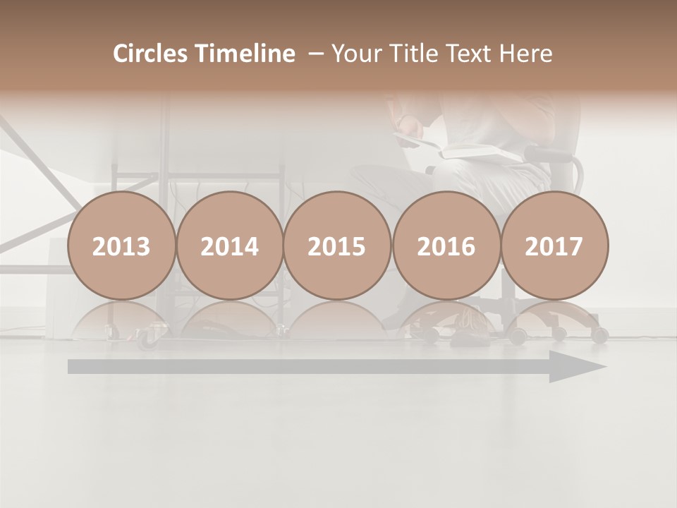 Office Worker Reading A Book PowerPoint Template