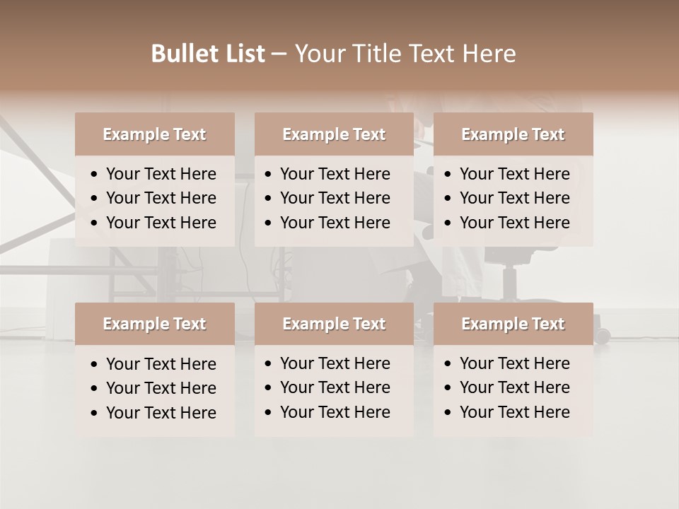 Office Worker Reading A Book PowerPoint Template