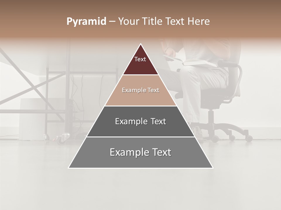 Office Worker Reading A Book PowerPoint Template
